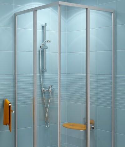 Душевая дверь - Ravak, Supernova, 90x90x185 см, 14V70U02ZG