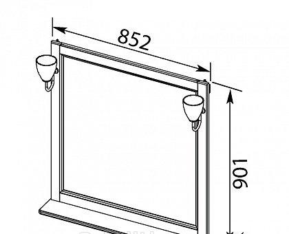 Aquanet Тесса, Зеркало, 00201810