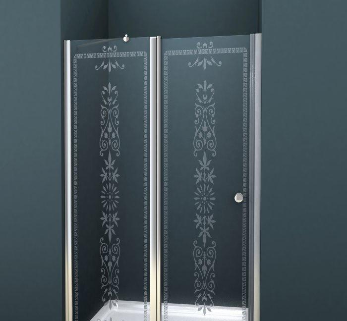 Душевая дверь - Cezares, Royal Palace, 100x195 см, ROYAL PALACE-A-B-12-60/40-CP-Cr / ROYAL PALACE-B-12-60/40-CP-Cr