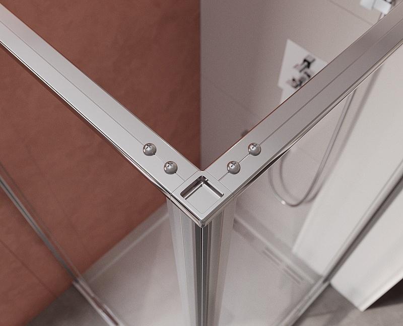 Душевой уголок - Cezares, Liner, 100x100x195 см, LINER-A-2-100-C-Cr