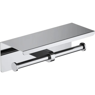 Aquatek Оберон, Держатель туалетной бумаги двойной с полкой для телефона, AQ4909CR