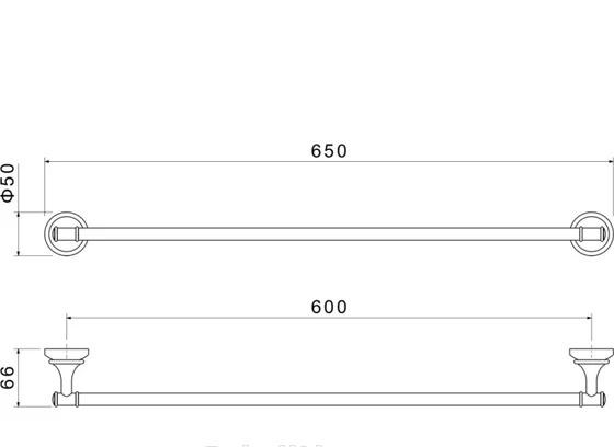 Aquatek Классик, Полотенцедержатель, AQ4514CR