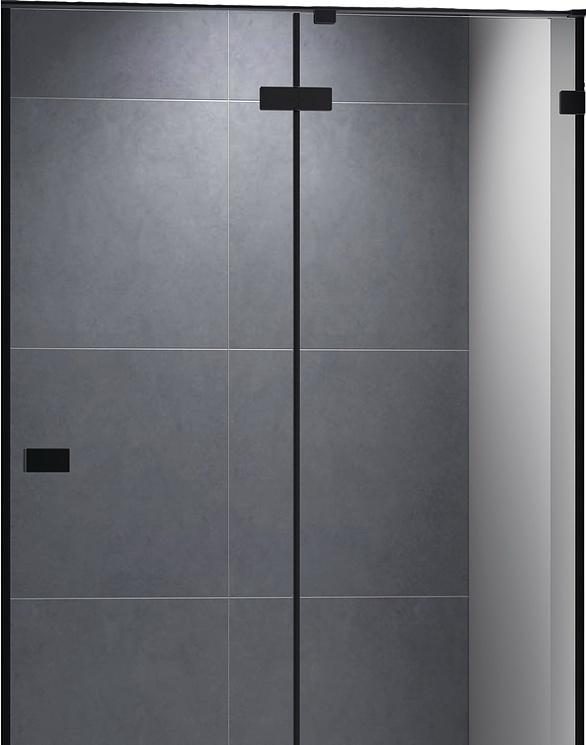Душевая дверь - Cezares, Bellagio, 8x120x200 см, BELLAGIO-B-12-120-C-NERO