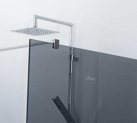 Душевая перегородка - Cezares, Liberta, 90x120x195 см, LIBERTA-L-2-90-120-GR-Cr