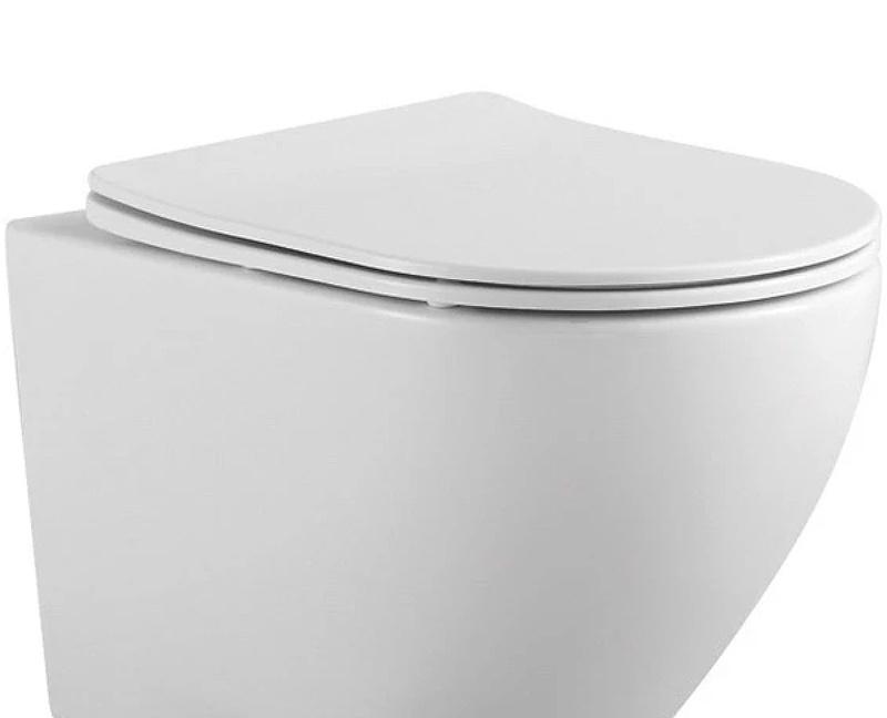 Aquatek Европа, Унитаз подвесной с инсталляцией и кнопкой, SET ЕВРОПА бел