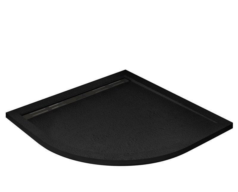 Душевой поддон - Cezares, Tray, 90x90x3 см, AS-R-90-30-NERO / TRAY-AS-R-90-30-NERO