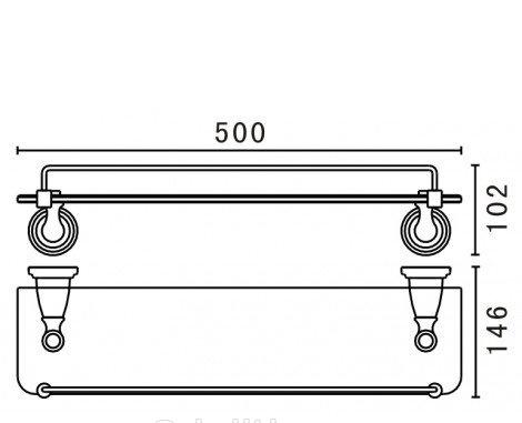 Art&Max Bianchi, Держатель туалетной бумаги, AM-E-3683AW-Cr
