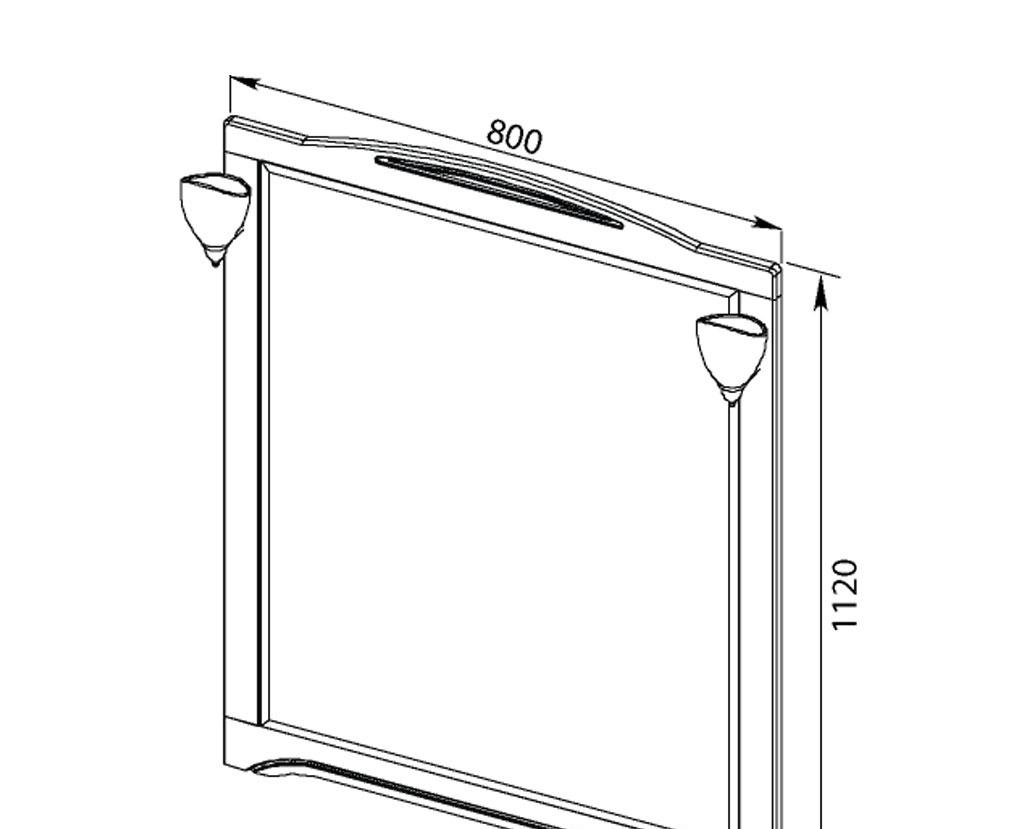 Aquanet Луис, Зеркало, EA-900-LVB