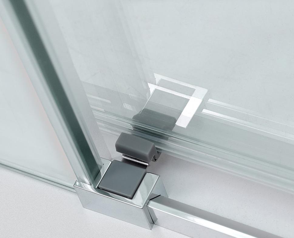 Душевой уголок - Cezares, Duet, 80x130x195 см, SOFT-M-AH-1-130/80-C-Cr / DUET SOFT-M-AH-1-130/80-C-Cr