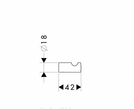 Hansgrohe Logis, Крючок, 40511000