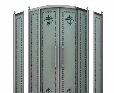 Душевой уголок - Cezares, Retro, 120x90x195 см, RETRO-RH-2-120/90-SCORREVOLE-CP-Cr / RETRO-A-RH-2-120/90-SCORREVOLE-CP-Cr