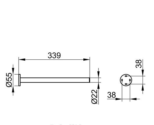 Keuco Plan, Полотенцедержатель, 14923 370000