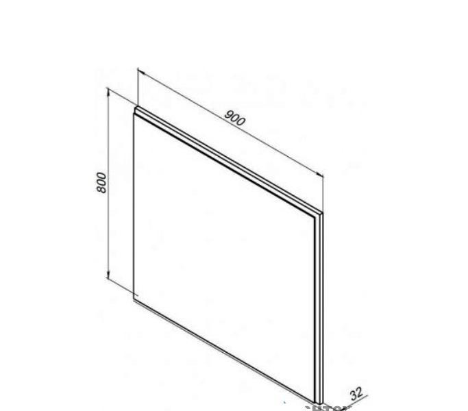 Aquanet Nova Lite, Зеркало, 00249516