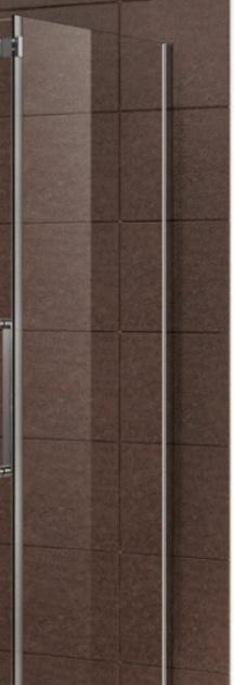 Боковая стенка - Cezares, Stylus-M, 0.8x100x195 см, STYLUS-M-100-FIX-C-Cr / STYLUS-O-M-100-FIX-C-Cr