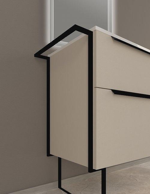 Aquanet Стайл, Шкаф-зеркало, 55156