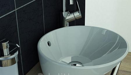 Vitra Geo, Раковина, 7421B003-0016