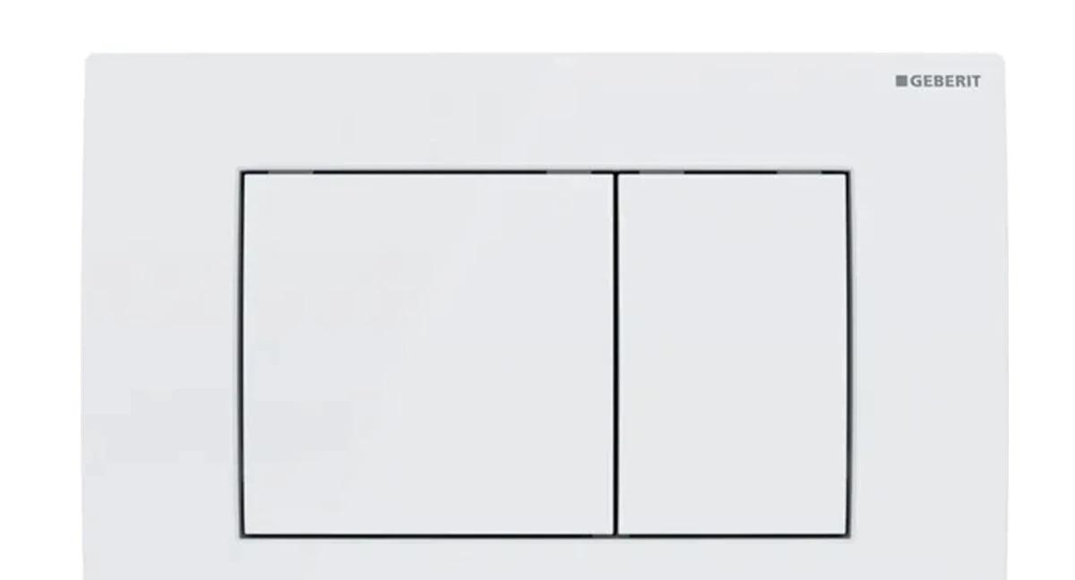 Кнопка смыва - Geberit, Delta 30, 2.3x24.6x16.4 см, 115.137.11.1