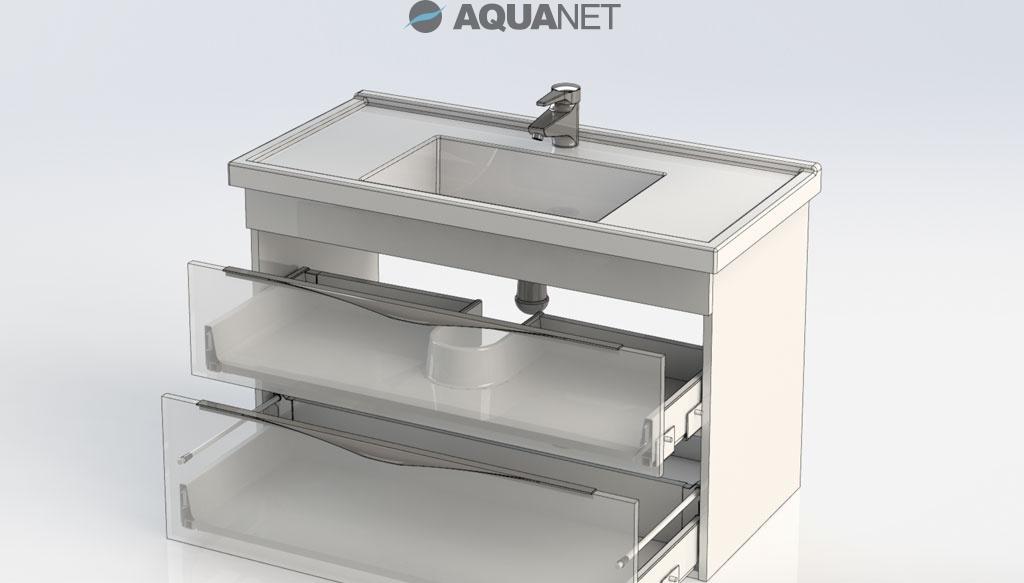 Aquanet Виго, Тумба с раковиной, E4803-00
