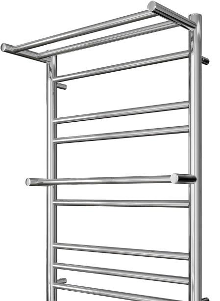 Полотенцесушитель водяной - Aquatek, Альфа, 25.7x50x80 см, AQ RRP1080CH