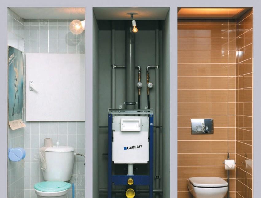 Инсталляция для унитаза - Geberit, Duofix UP 100, 12x50x112 см, 458.125.11.1