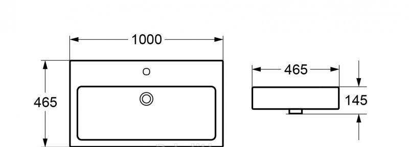 Cezares без коллекции, Раковина, CZR-MIL-100-LVB