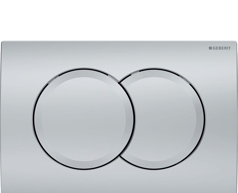 Кнопка смыва - Geberit, Delta 01, 2.3x24.6x16.4 см, 115.107.46.1