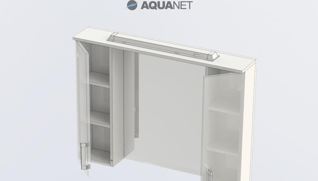 Aquanet Тиана, Шкаф-зеркало, RM0206BLK