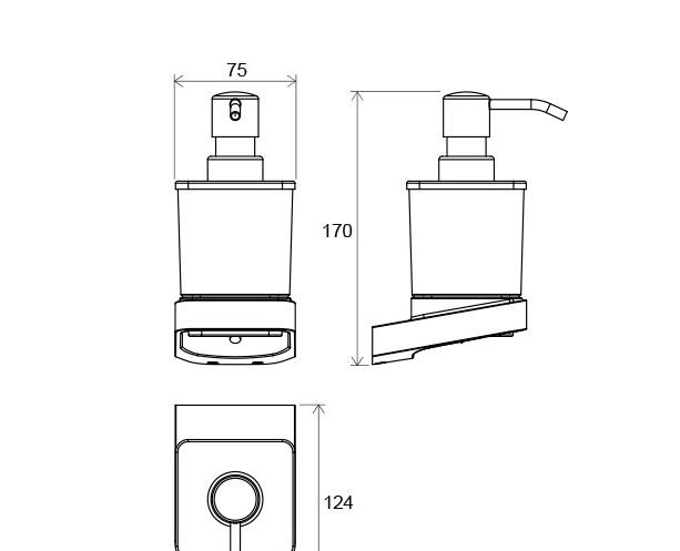Ravak 10°, Дозатор для жидкого мыла, X07P323