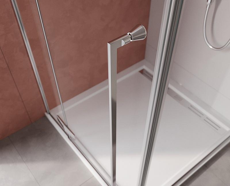 Душевой уголок - Cezares, Liner, 90x120x195 см, LINER-AH-1-120/90-C-Cr-L