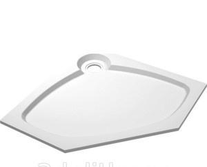 Душевой поддон - Cezares, без коллекции, 90x90x5.6 см, TRAY-S-P-90-56-W