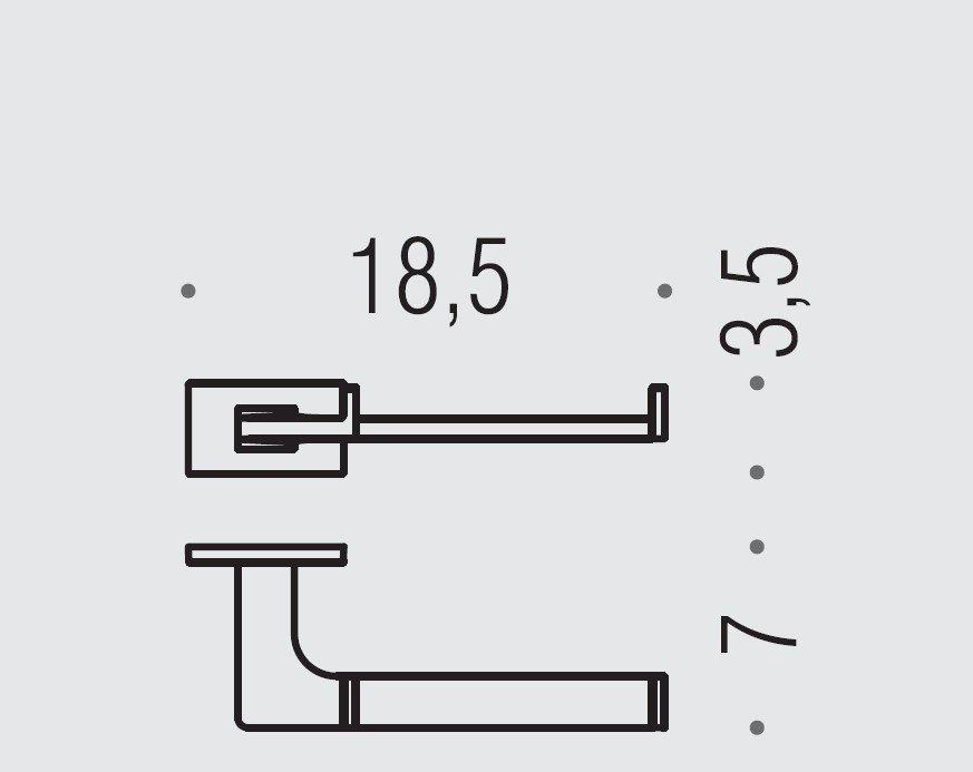 Colombo Look, Держатель туалетной бумаги, B1608.NM