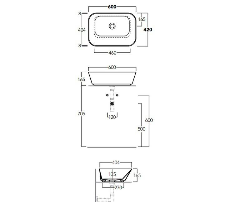 Simas Wave, Раковина, WA04 bi*0