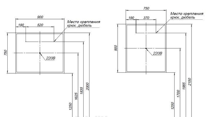 Aquanet Оптима, Зеркало, 00288966 / 288966