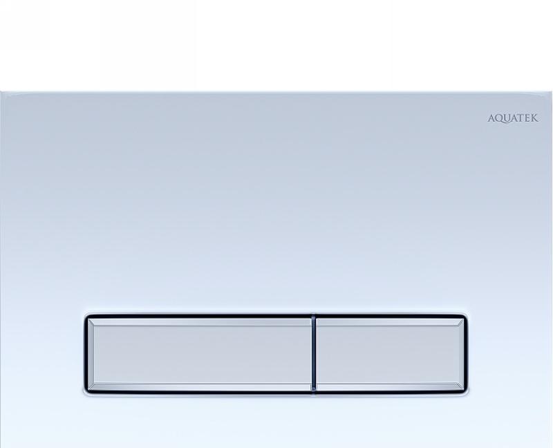 Кнопка смыва - Aquatek, Slim, 0.9x24.5x16.5 см, KDI-0000030