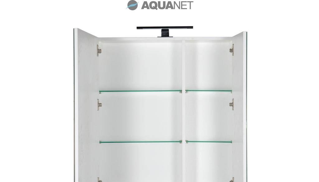 Aquanet Тулон, Шкаф-зеркало, FLY-600-2C-SO-CL-P