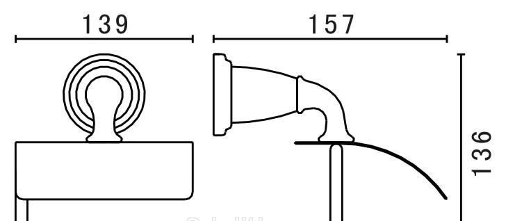 Art&Max Bianchi, Держатель туалетной бумаги, AM-E-3683-Cr