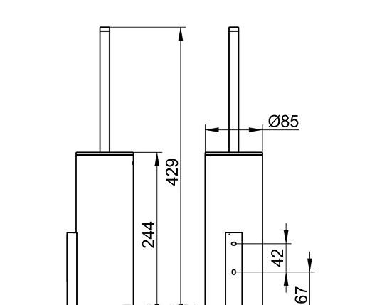 Keuco Edition 400, Ершик, 11564 059000