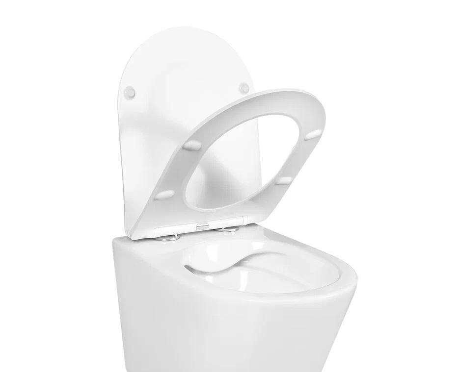 Aquatek Вега, Унитаз подвесной с инсталляцией и кнопкой, Set AQUATEK ВЕГА-KKI2