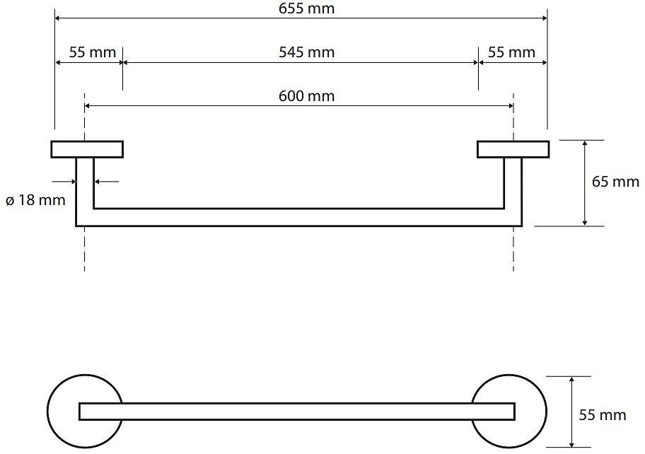 Bemeta Brilo, Полотенцедержатель, 161204042