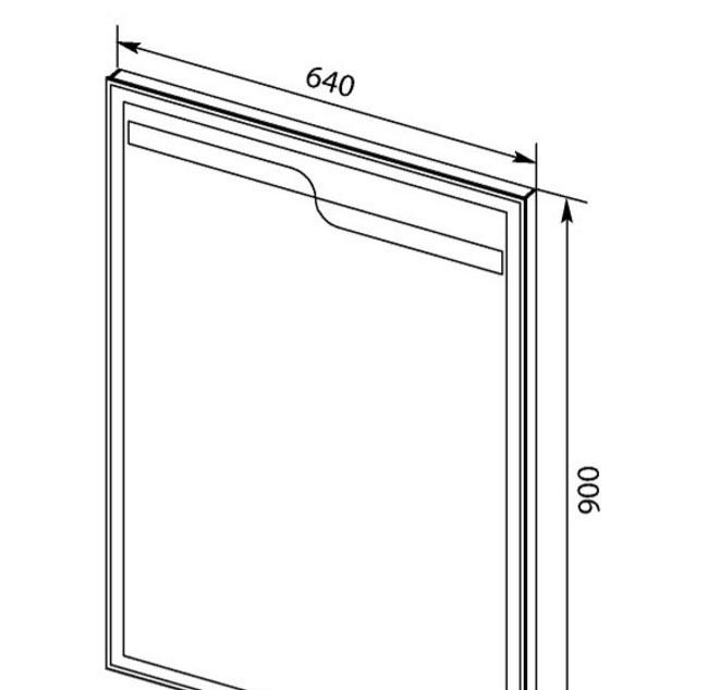 Aquanet Модена, Зеркало, 00198488