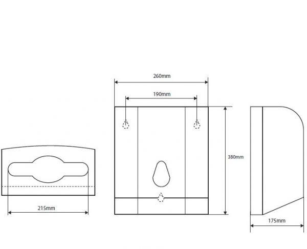 Bemeta Hotel Equipment, Диспенсер для бумажных полотенец, 121103106