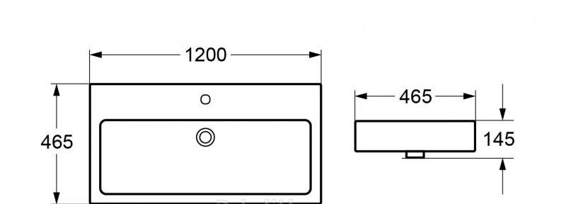Cezares без коллекции, Раковина, CZR-MIL-120-LVB