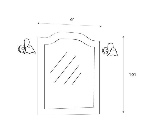 Cezares Laura, Зеркало, LA70.02.07 / LA70.02.07.701