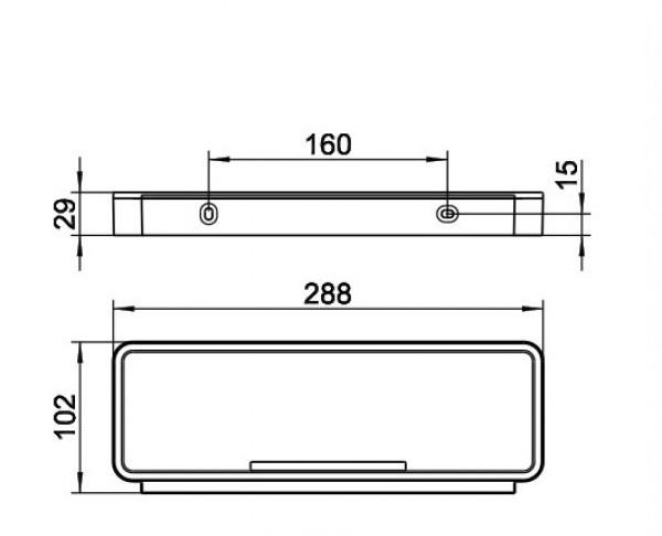 Keuco Plan, Полка, 14958 010051 / 14958010051