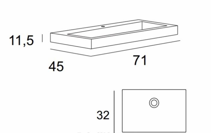 Cezares без коллекции, Раковина, 50313