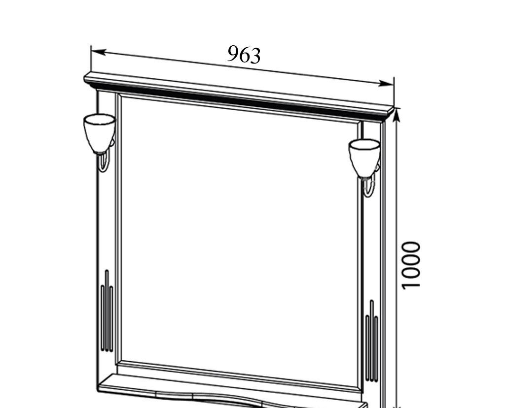 Aquanet Тулуза, Зеркало, 00182016