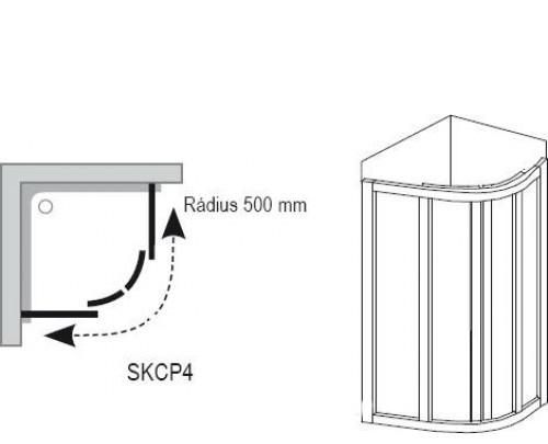 Душевой уголок - Ravak, Supernova, 90x90x170 см, 31177VU0011
