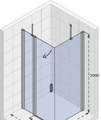 Душевой уголок - Riho, Novik, 86.8x86.8x200 см, G003019120 / GZ7090090 / Z203 GZ7090090