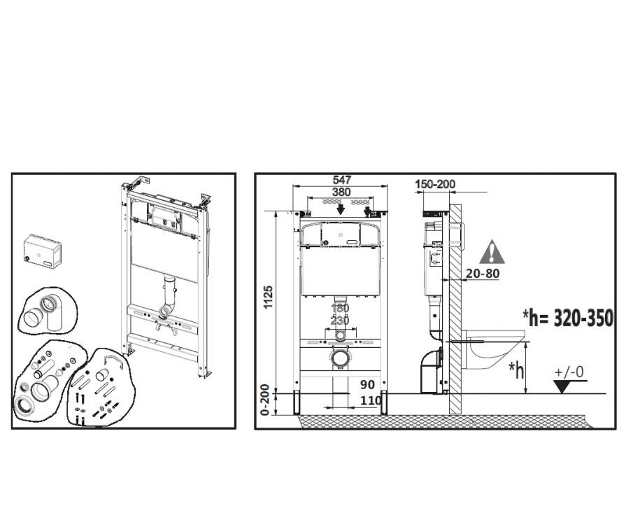 Roca Gap, Унитаз подвесной, 893105000