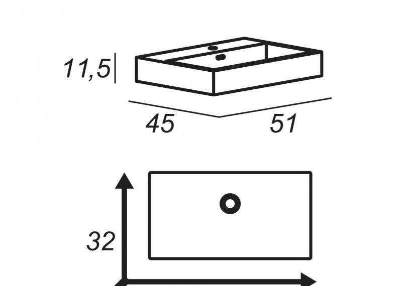 Cezares без коллекции, Раковина, 50262